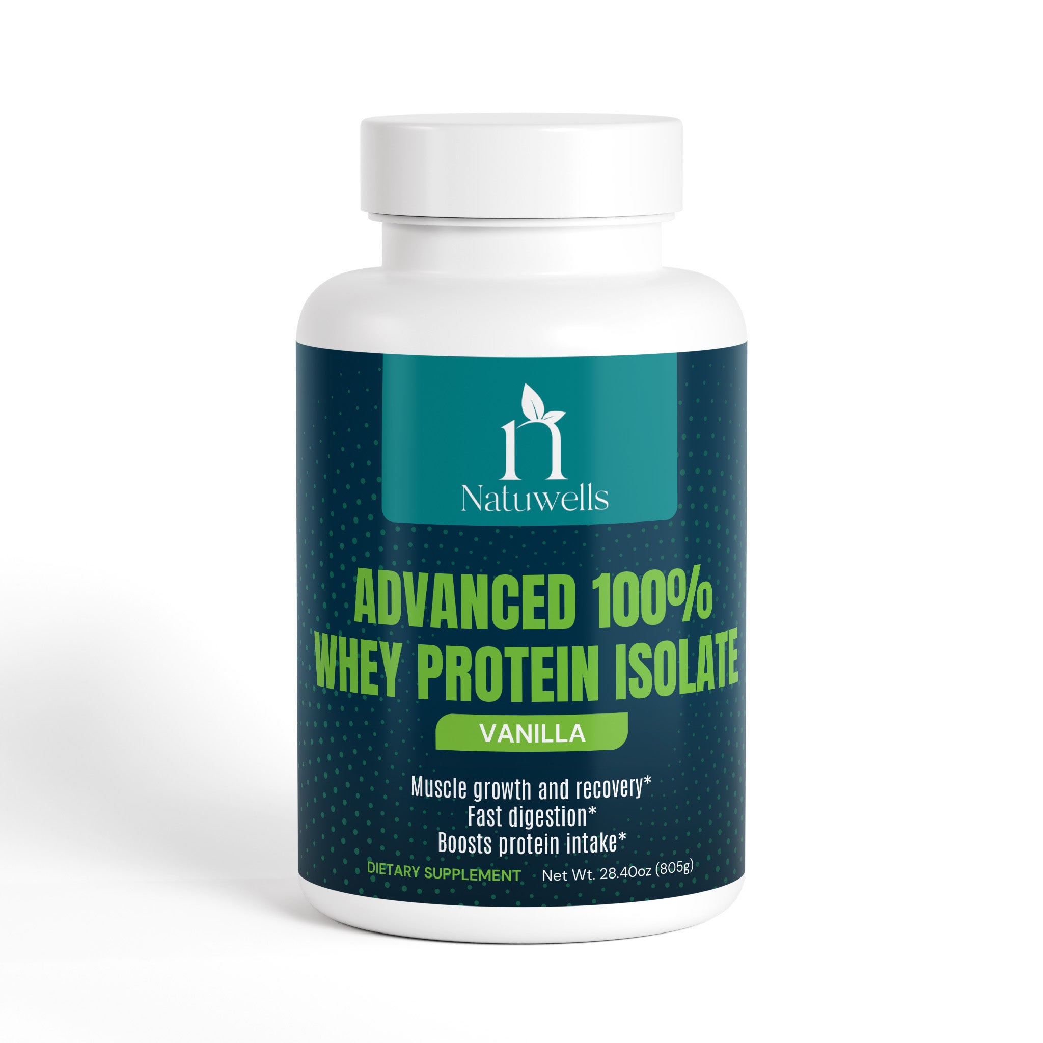 Natuwells Advanced 100% Whey Protein Isolate – Vanilla